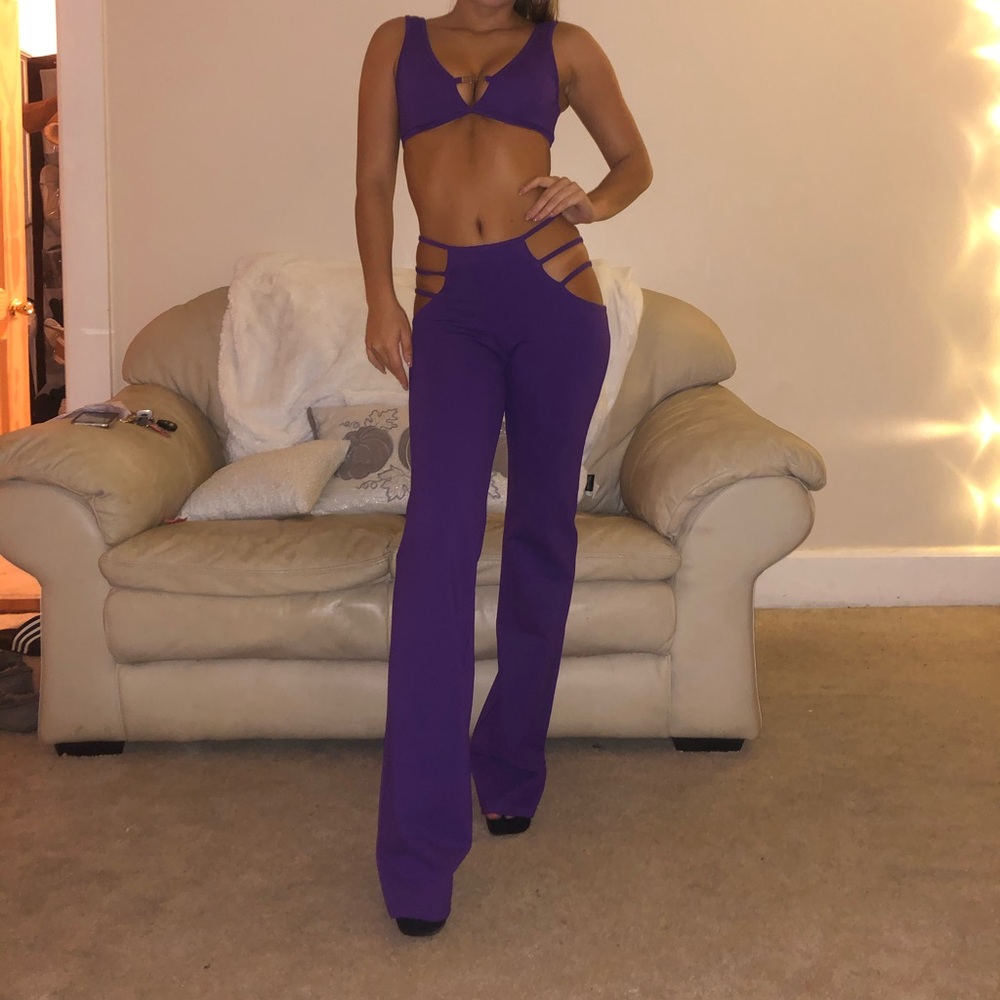 I.Am.Gia purple Lucid pants